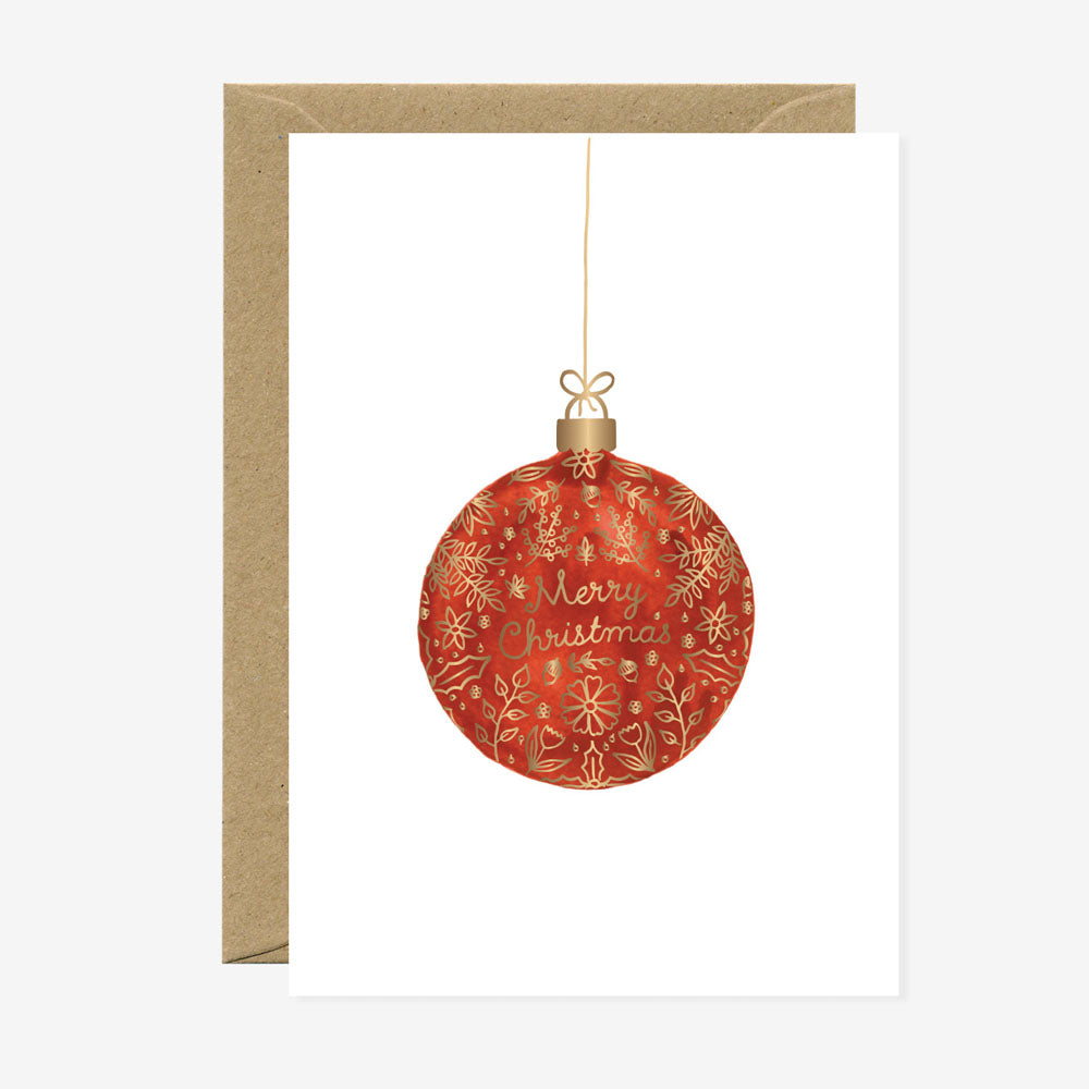 Christmas Ornament Card