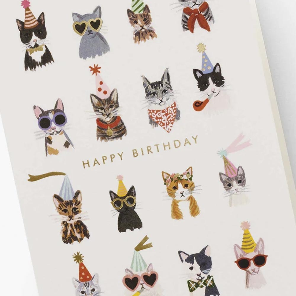 Cool Cats Birthday Card