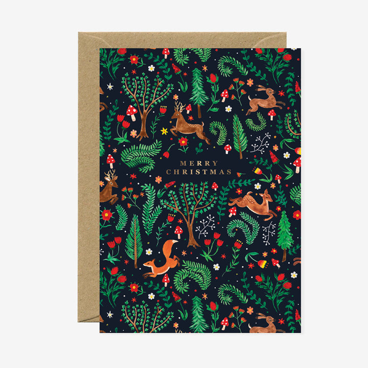 Enchanted Forest Christmas Card