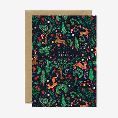 Enchanted Forest Christmas Card
