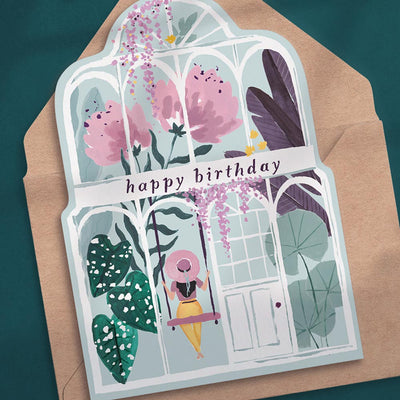 Greenhouse Birthday Card