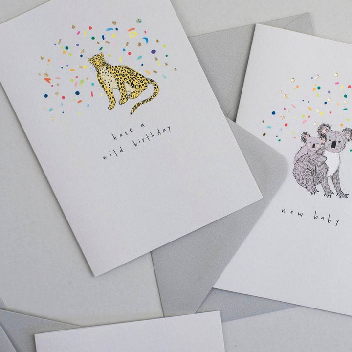 Have A Wild Birthday Confetti Card