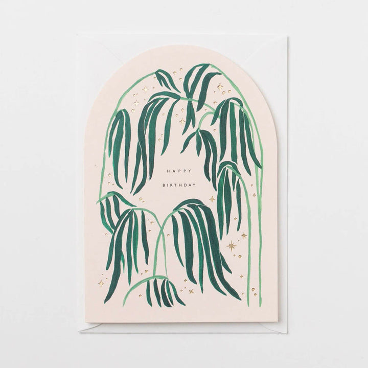 Starry Palms Birthday Card