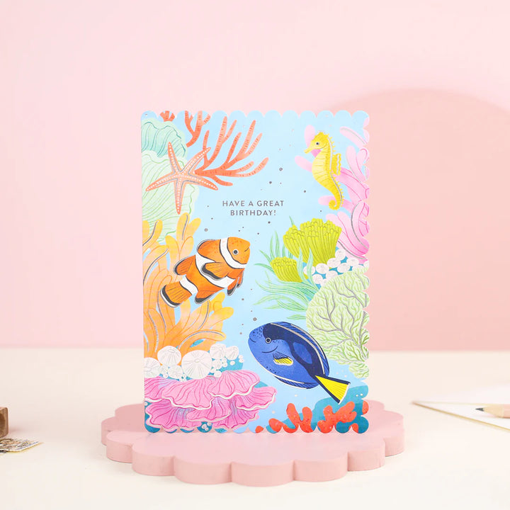 Tropical Fish Birthday Card