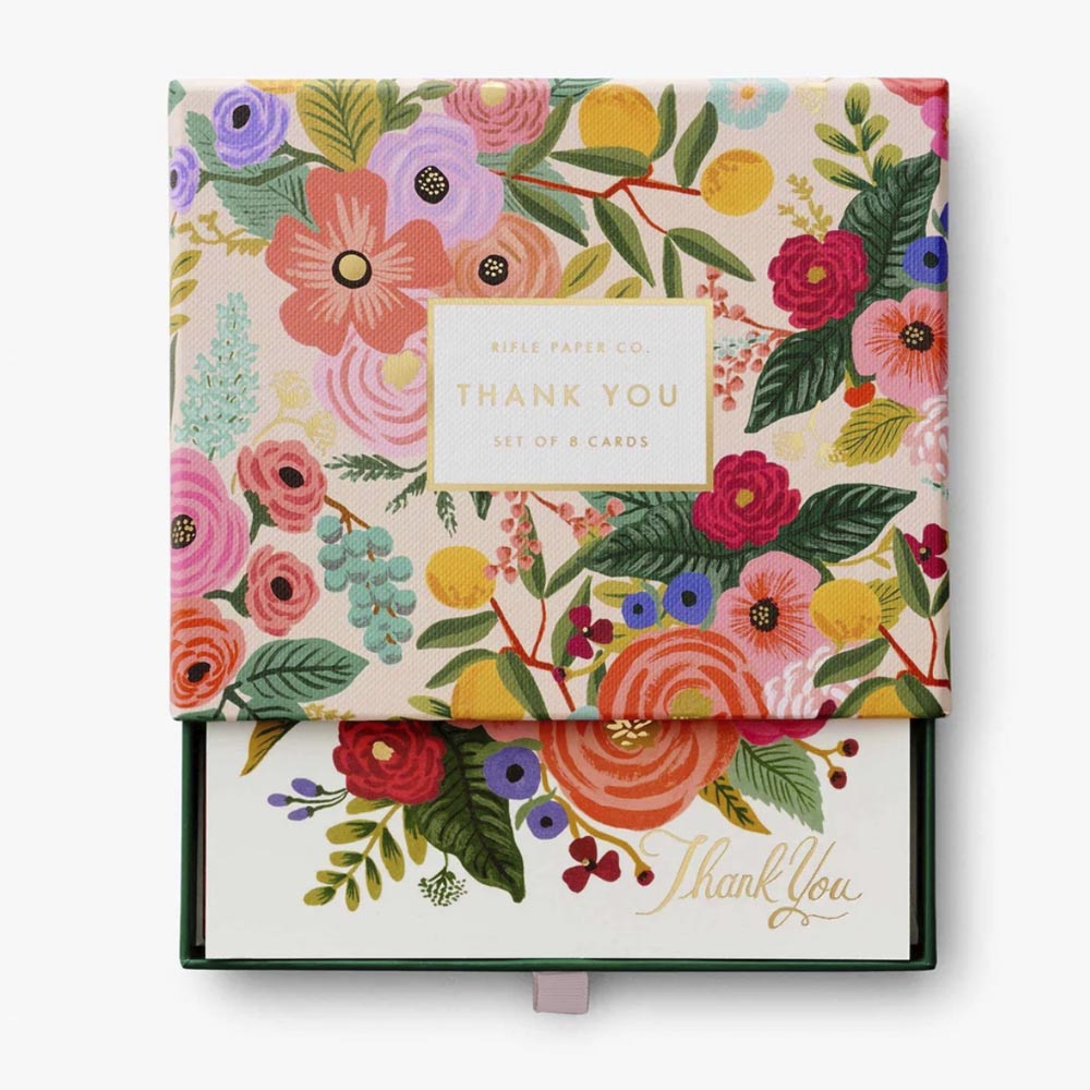 Garden Party Keepsake Thank You Card Box