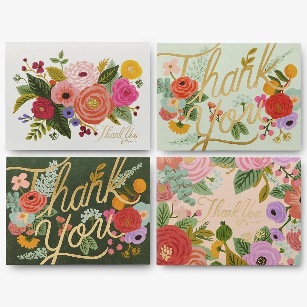 Garden Party Keepsake Thank You Card Box
