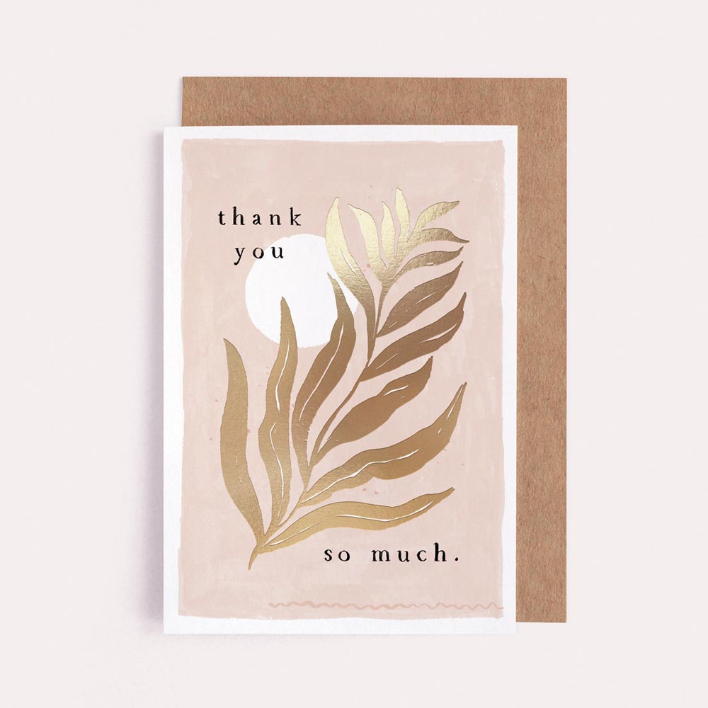 Leaf Thank You Card