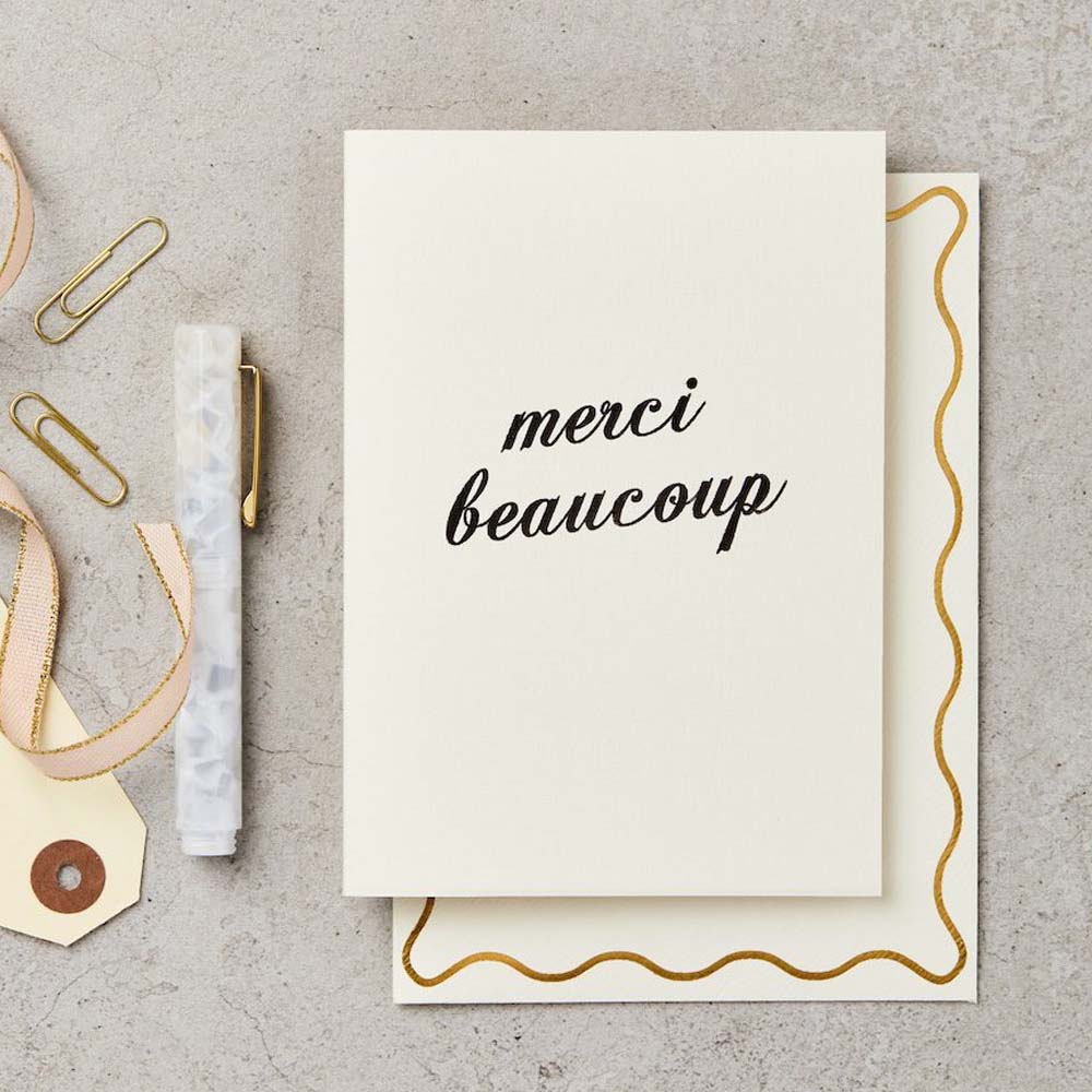 Merci Beaucoup Thank You Card