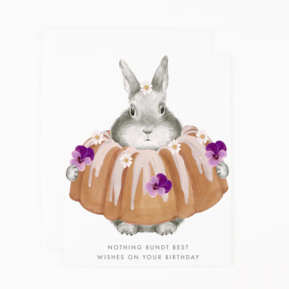 Nothing Bundt Best Wishes Card