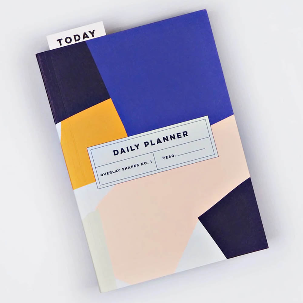 Overlay Shapes A5 Undated Daily Planner