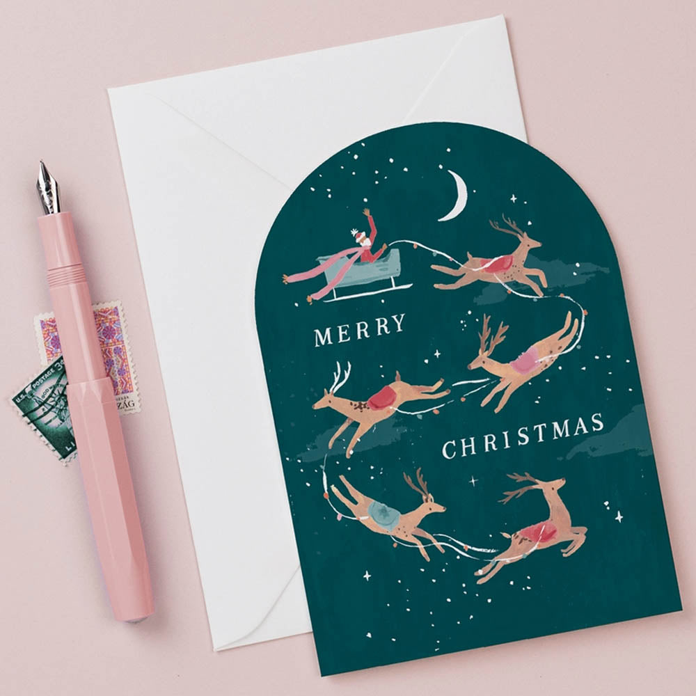 Reindeer Christmas Card