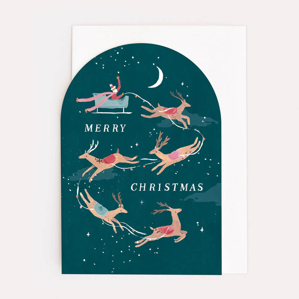 Reindeer Christmas Card