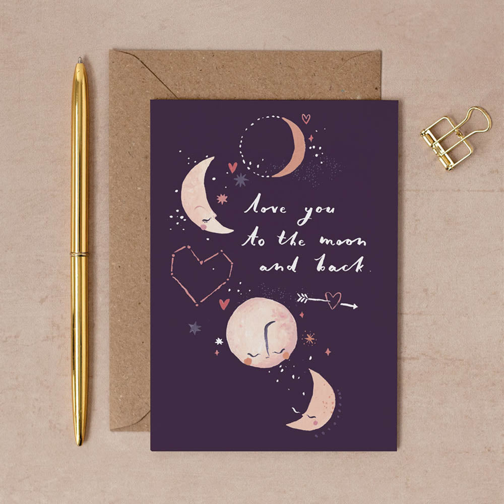 Love You to the Moon and Back Card