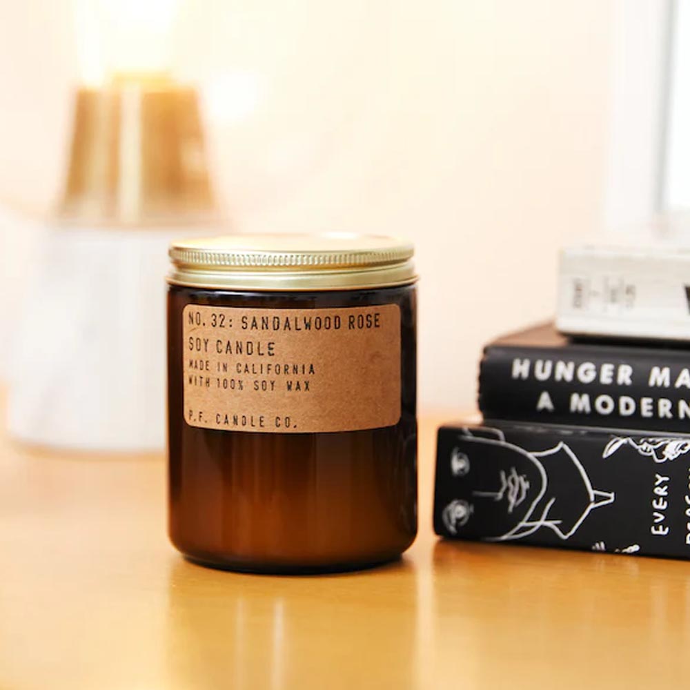 PF Candle Co Sandalwood Rose Soy Candle