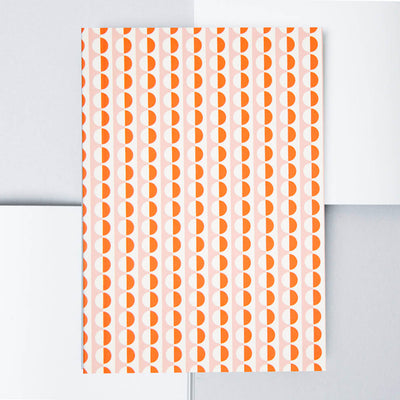 Pink + Orange A5 Layflat Notebook | Ola | Lined Notebooks