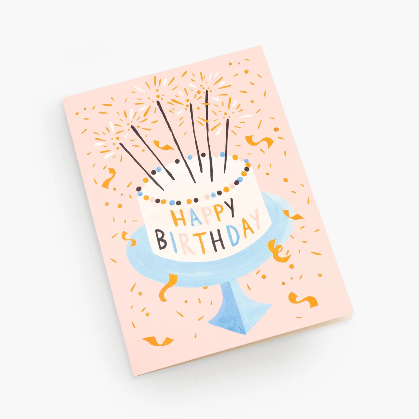 Sparkling Birthday Cake Card