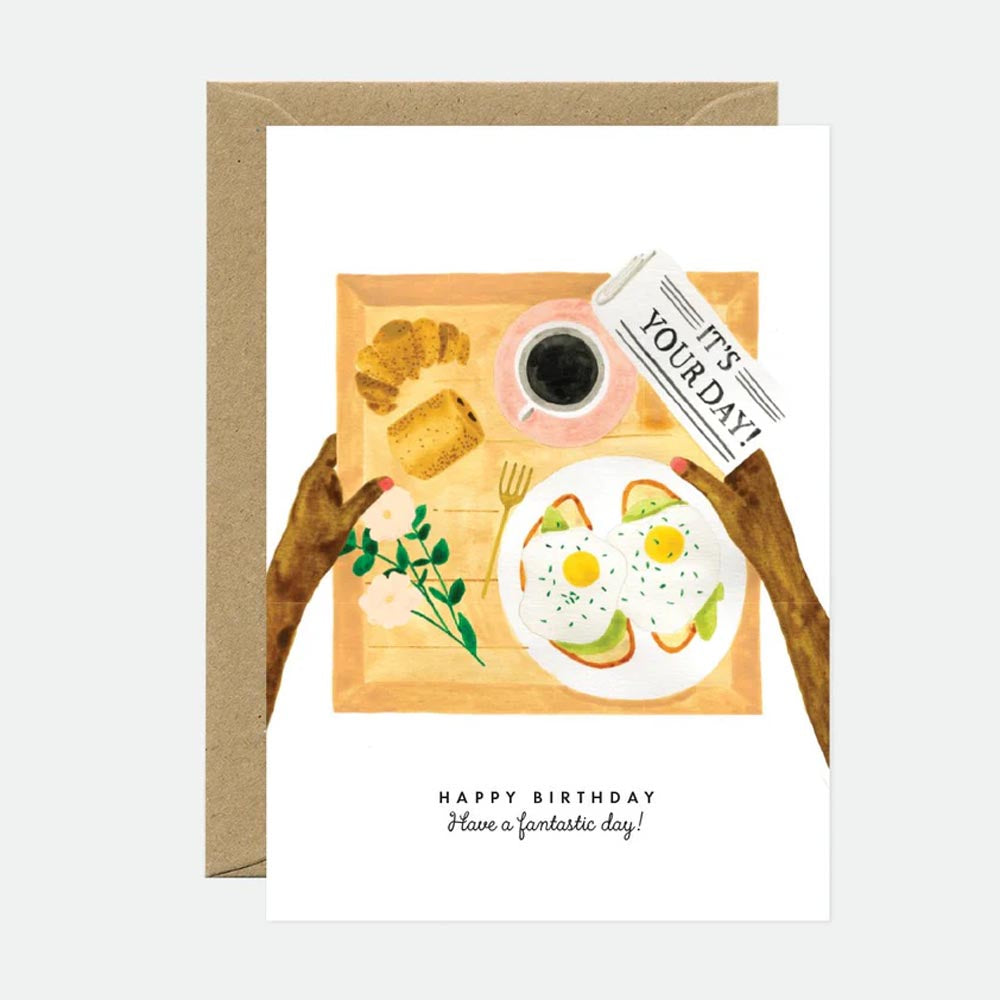 Your Day Breakfast Birthday Card