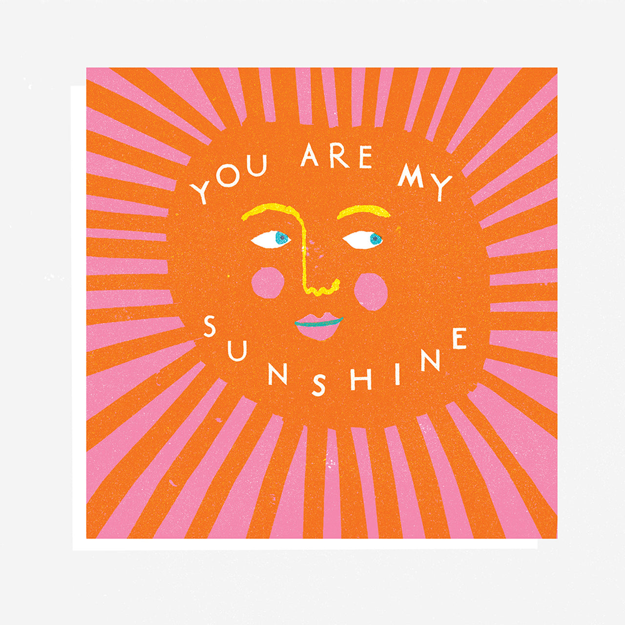 You Are My Sunshine Card | The Printed Peanut | Friendship + Love