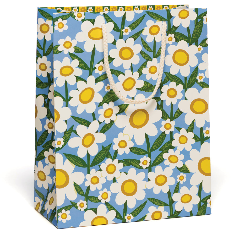 Seventies Daisy Gift Bag | Red Cap Cards | Gift Bags