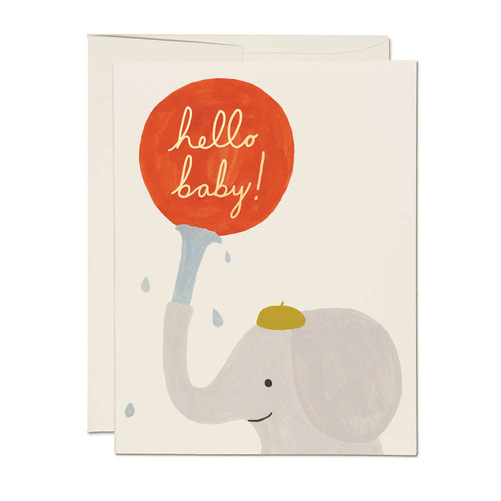 Little Elephant Card | Red Cap Cards | Baby