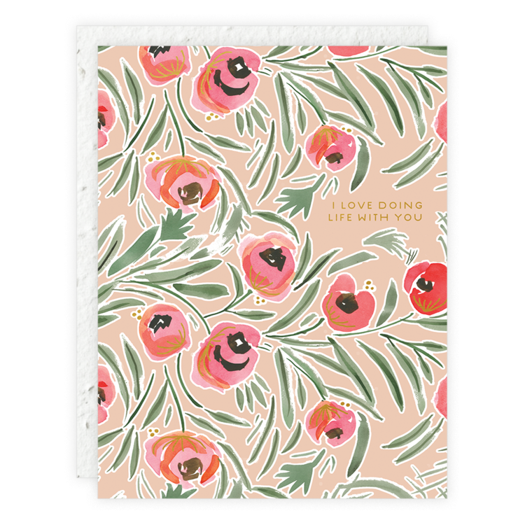 Misha Floral Card | Seedlings | Friendship + Love