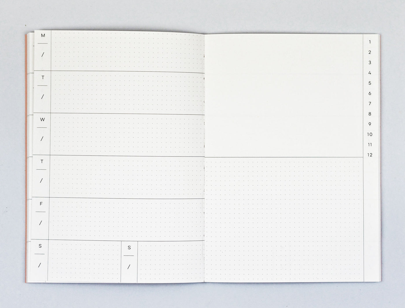 Black + White Inky  Undated Weekly Planner Book | The Completist | Planners