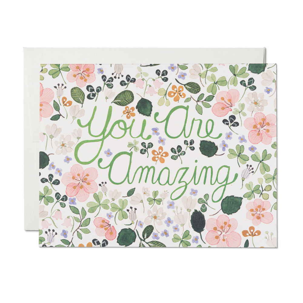 Pelargonia Amazing Card | Red Cap Cards | Friendship + Love