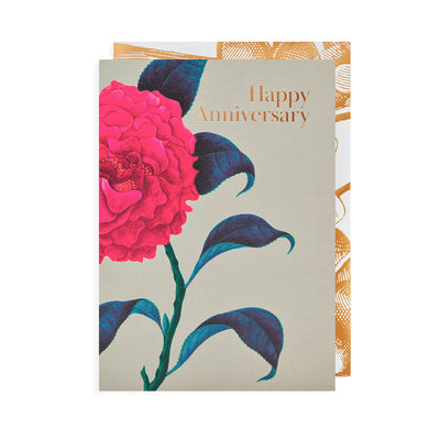 Happy Anniversary Flower Card