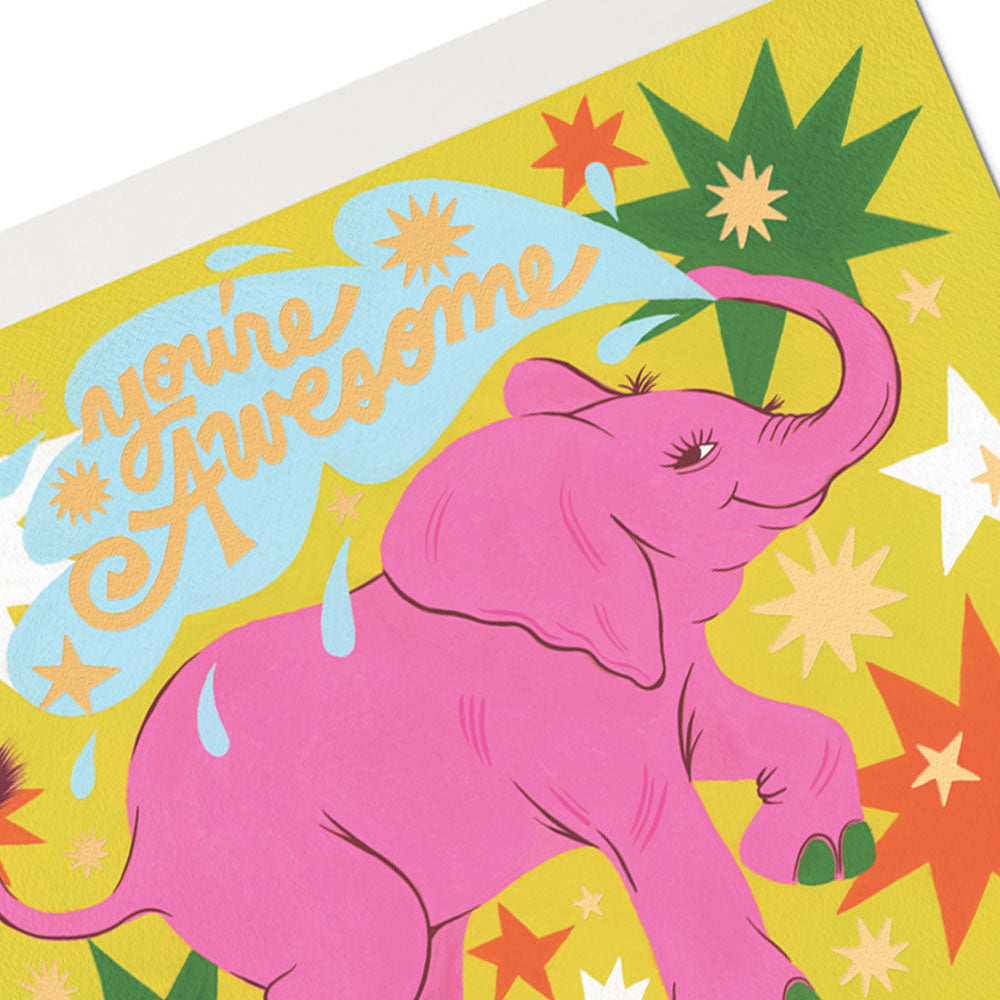 Awesome Elephant Card | Red Cap Cards | Friendship + Love