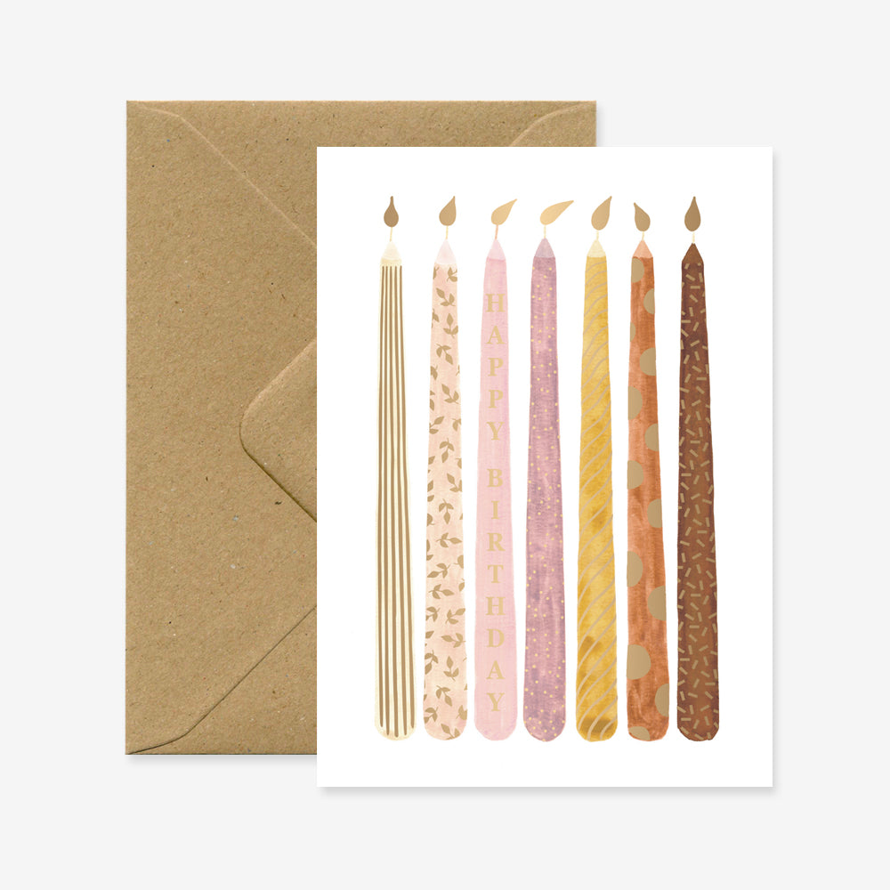Gold Birthday Candles Card | All the Ways to Say | Birthday