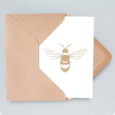 Foil Blocked Bee Card | Ola | Everyday