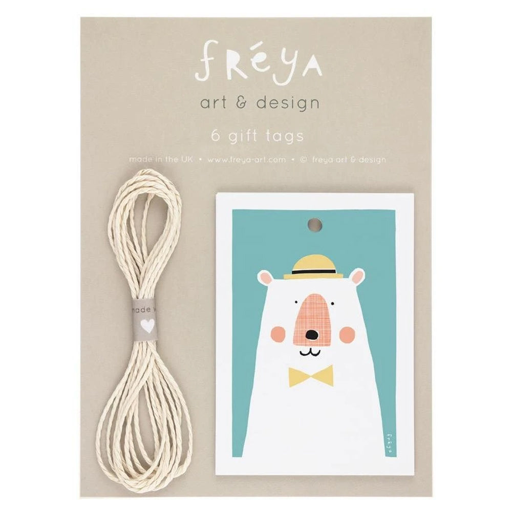 Blue Bear Gift Tags | Freya Art & Design | Gift Tags