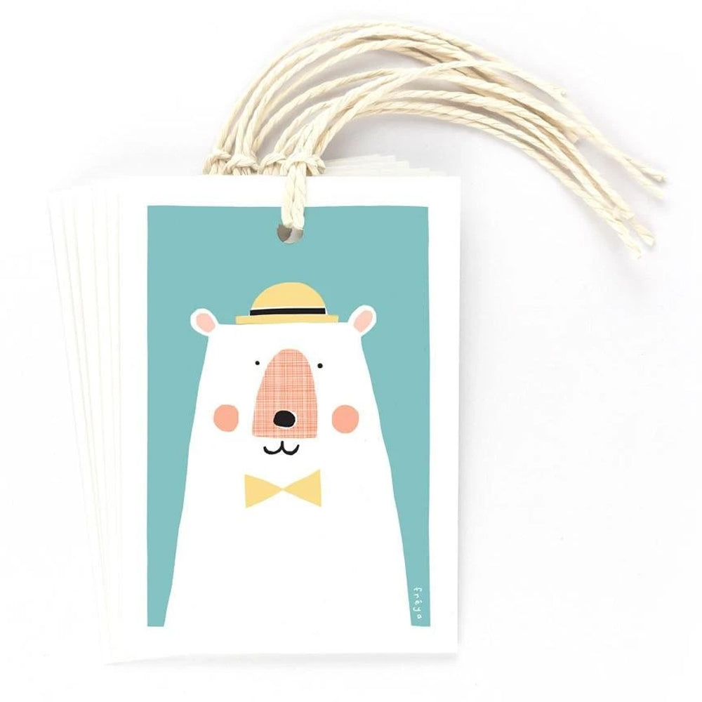 Blue Bear Gift Tags | Freya Art & Design | Gift Tags