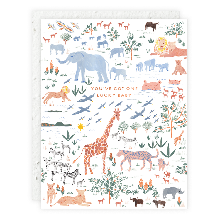 Jungle Babes Card | Seedlings | Baby