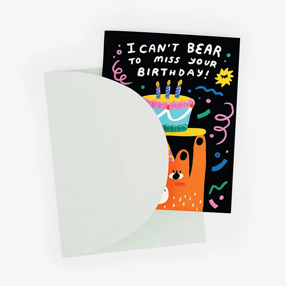 Birthday Bear Card | Mossery | Birthday