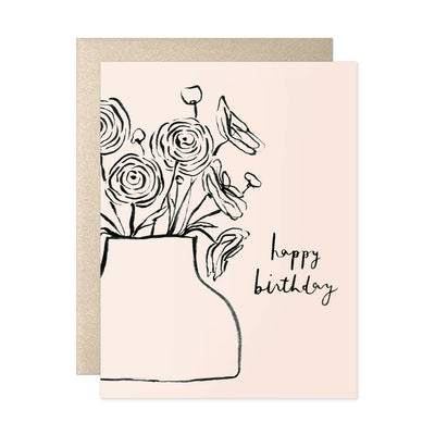Happy Birthday Ranunculus Card | Our Heiday | Birthday