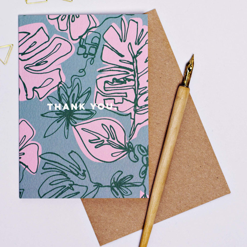 Botanic Thank You Card | The Completist | Thank You