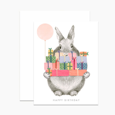 Bunny with Gifts Birthday Card | Dear Hancock | Birthday