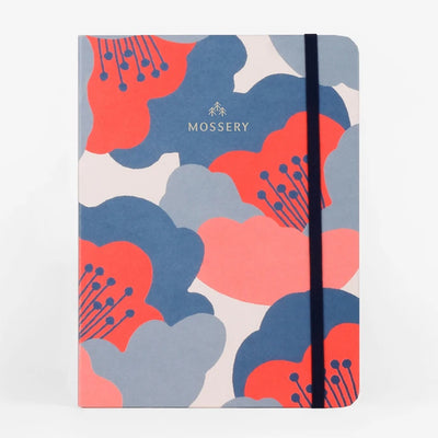 Camellia Threadbound Notebook with dotted pages | Mossery | Dotted Notebooks