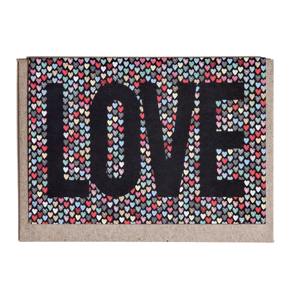 Chalkboard Love Card | I Ended Up Here | Friendship + Love