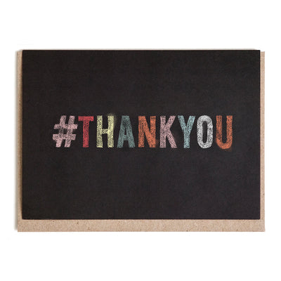 Chalkboard Thank You Card | I Ended Up Here | Thank You