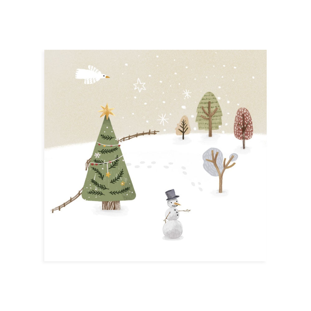 Christmas Trees Square Small Card | After Providence | Everyday