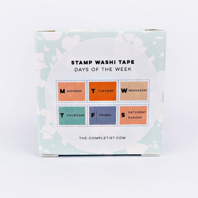 Days of the Week Stamp Washi Tape | The Completist | Washi Tape