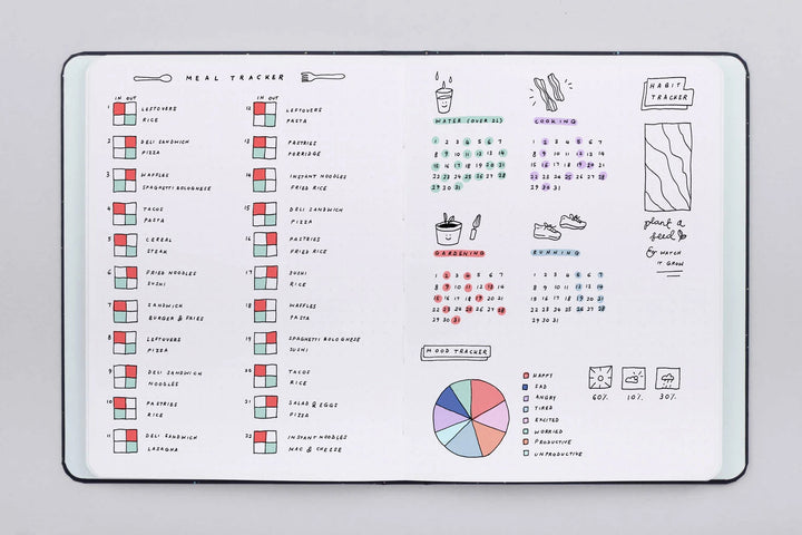 Bloom Threadbound Notebook with dotted pages