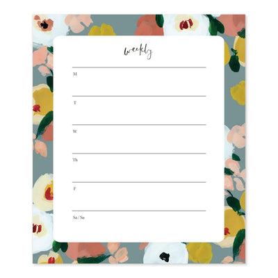 Dusk Florals Agenda Pad | Our Heiday | Planner Pads
