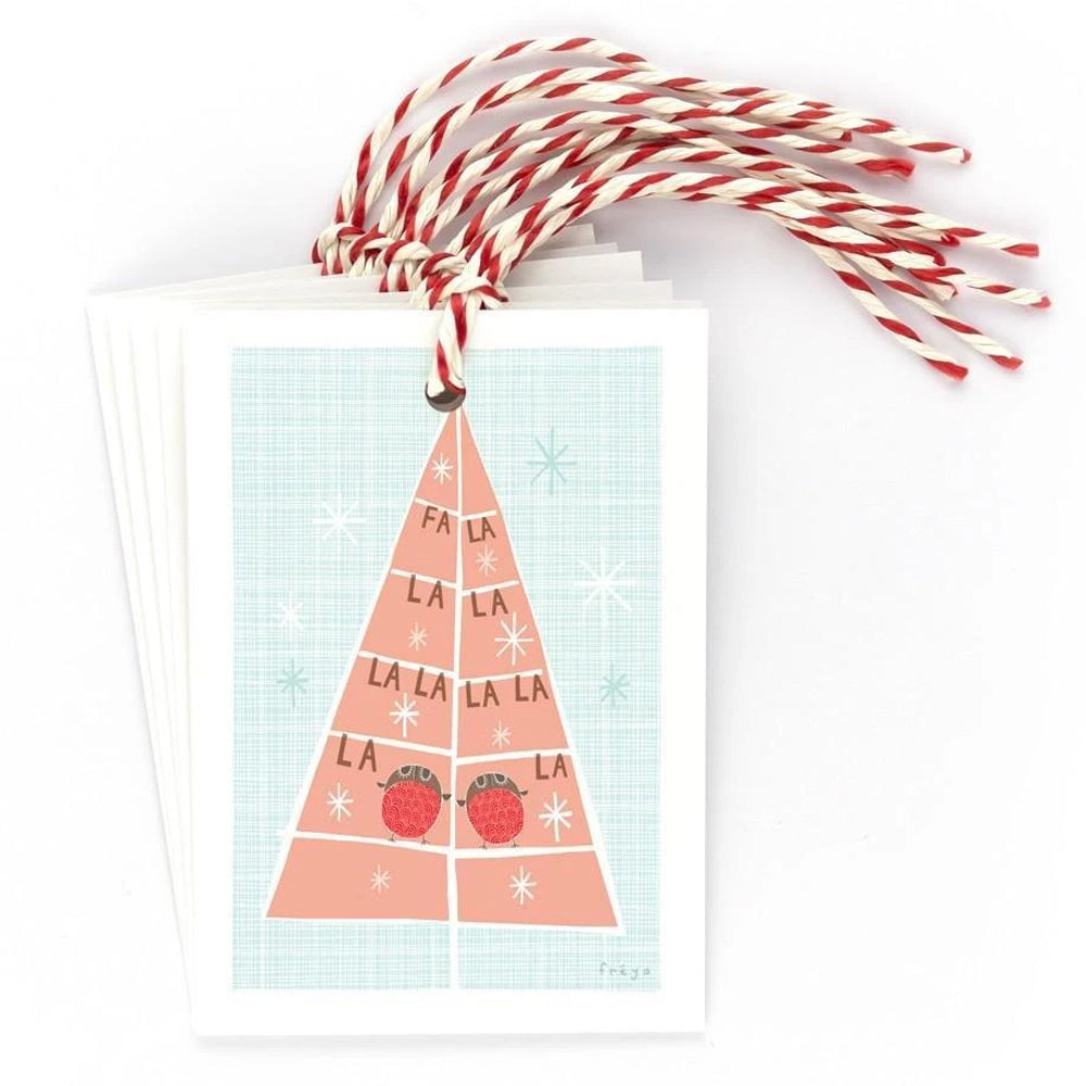 Fa La La La La Gift Tags | Freya Art & Design | Gift Tags