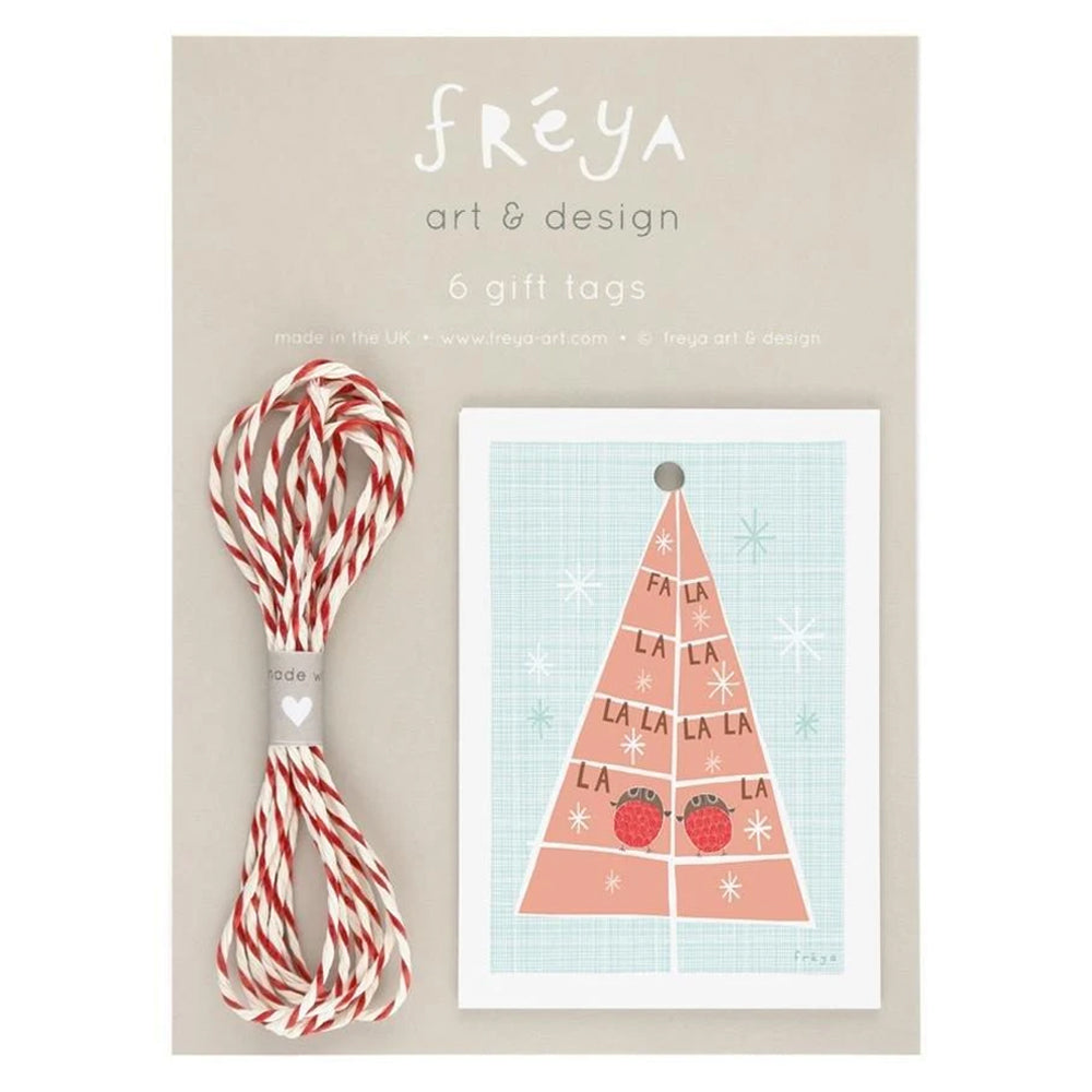 Fa La La La La Gift Tags | Freya Art & Design | Gift Tags