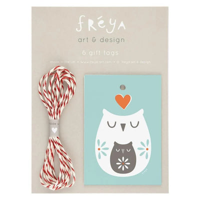 Folklore Owl Gift Tags | Freya Art & Design | Gift Tags