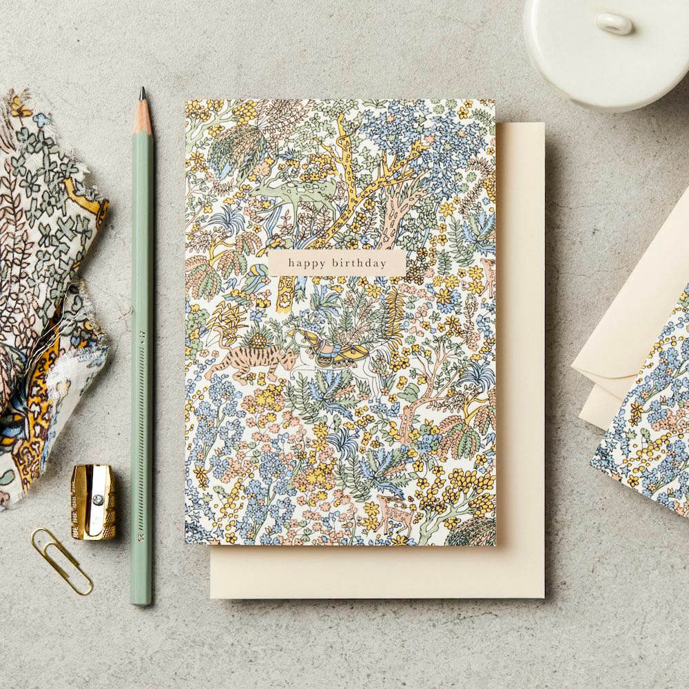 Forest Ivory Birthday Card | Katie Leamon | Birthday