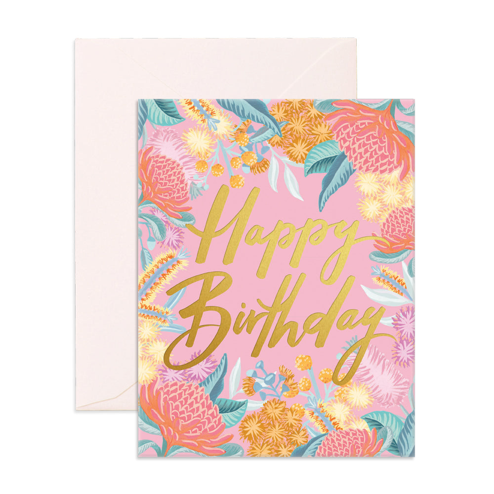 Wildflower Birthday Card | Fox & Fallow | Birthday